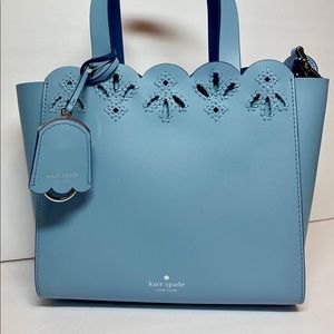 Kate Spade Magnolia Street Small Mina Blue Handbag